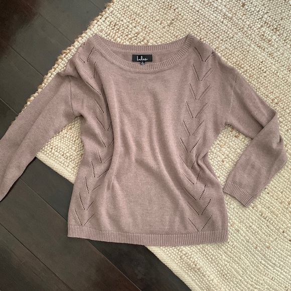 Taupe Sweater, Size S - Picture 2 of 5